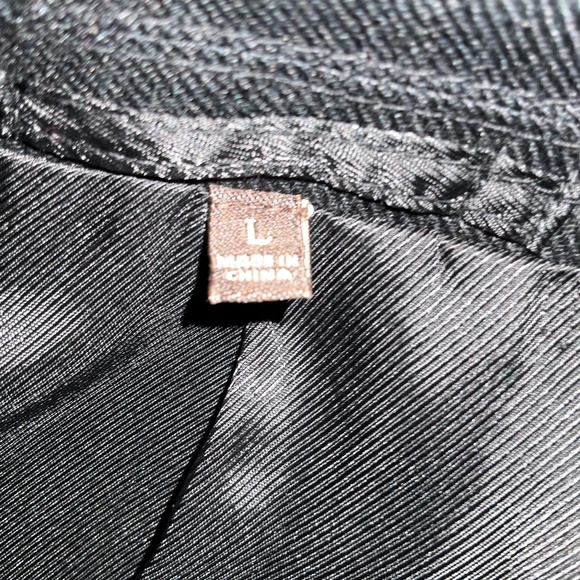 Men’s 100% premium linen black blazer - size large slim fit - Picture 4 of 4